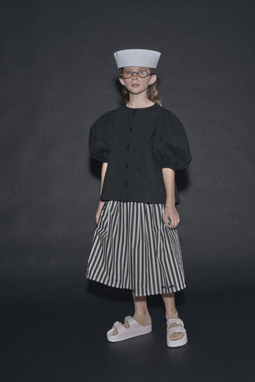 Anchor Skirt Cream&Black