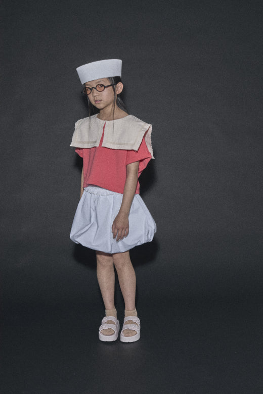 Bubble Mini Skirt White