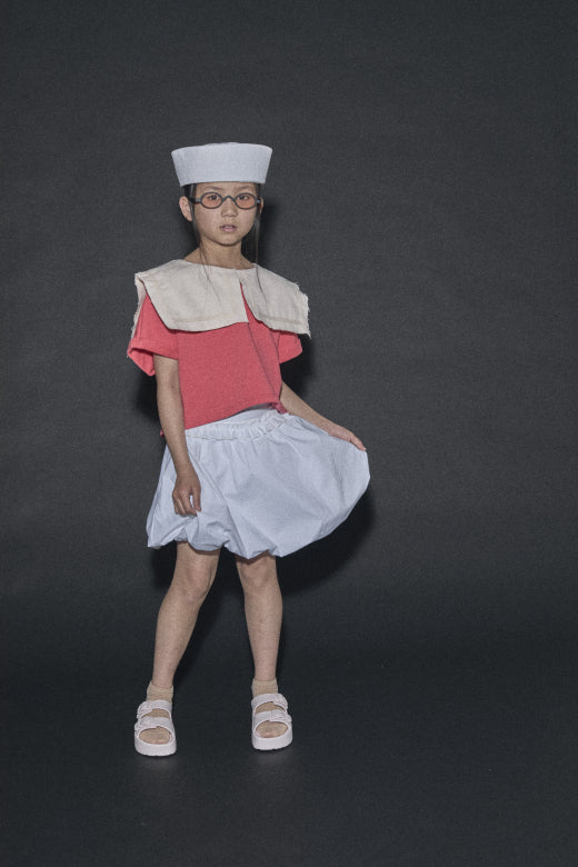 Bubble Mini Skirt White