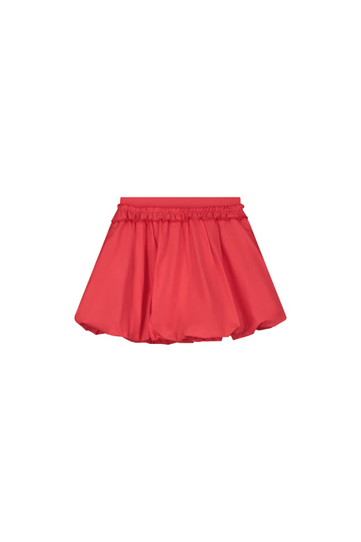 Bubble Mini Skirt Red