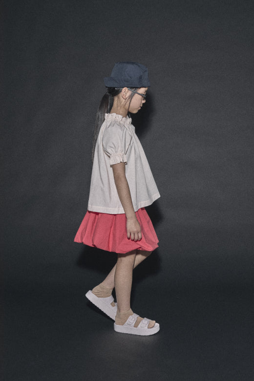 Bubble Mini Skirt Red