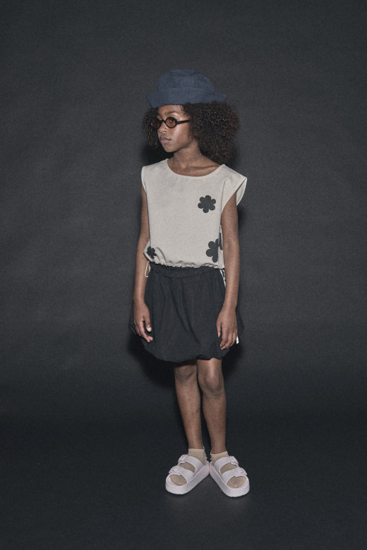 Bubble Mini Skirt Black